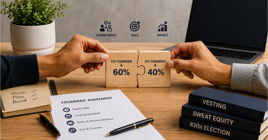 How to Split Equity with a Co-Founder in India